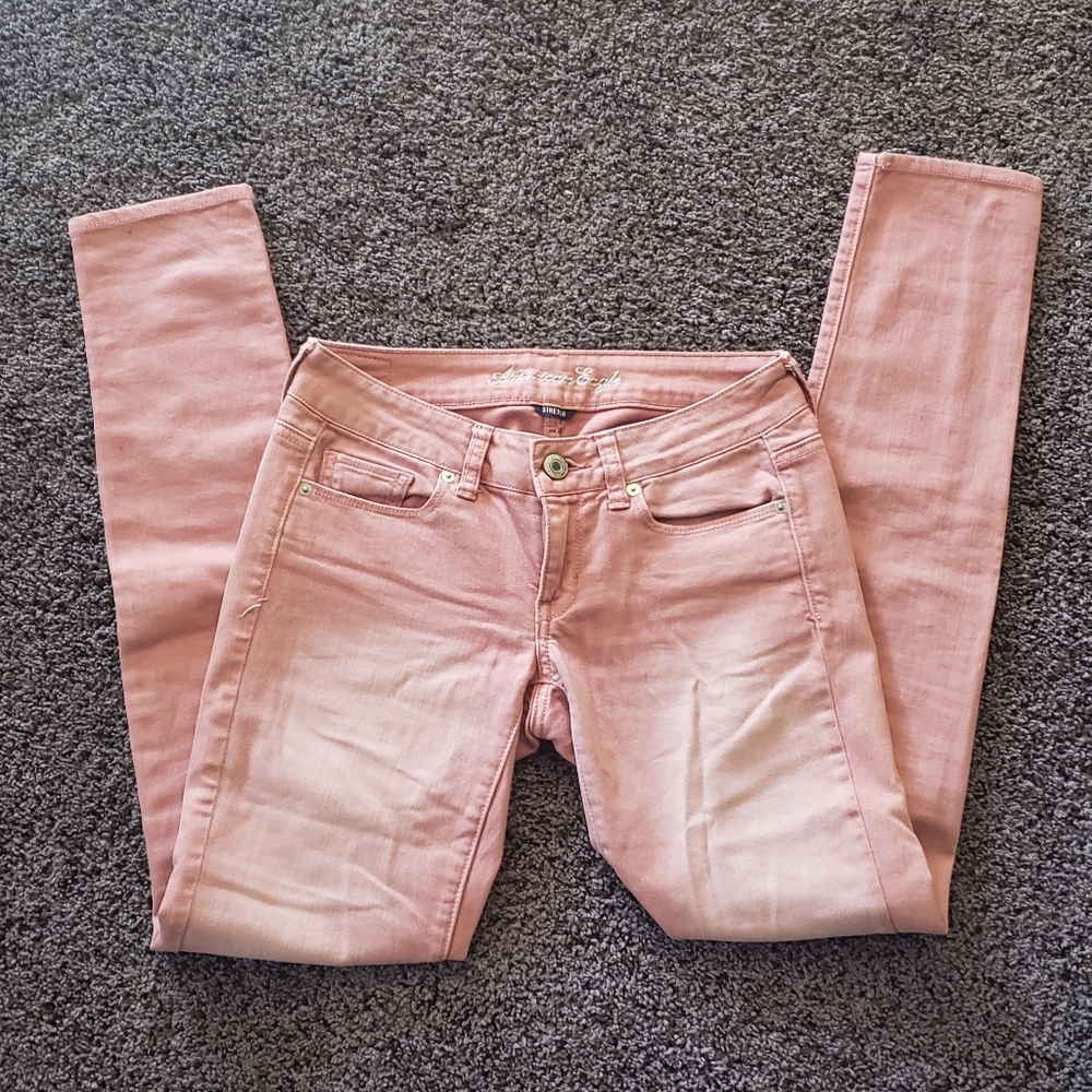 American Eagle Pink Jeans